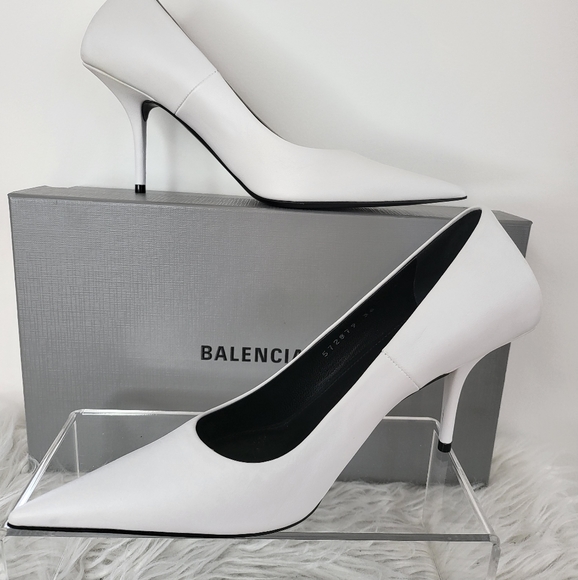 BALENCIAGA WHITE PUMPS - Picture 2 of 7
